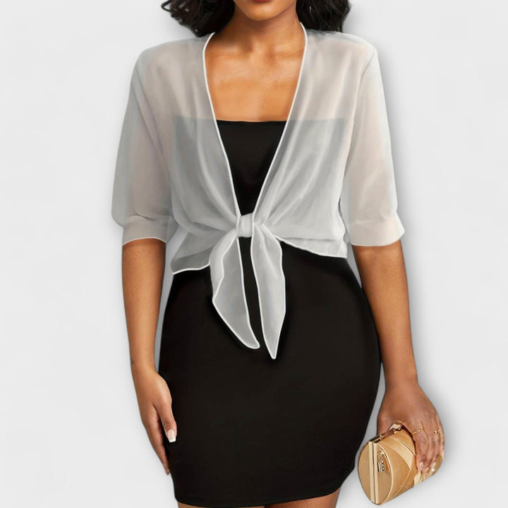 Olivia - Blouse à l'avant ouvert