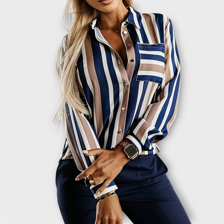 Emily - blouse décontractée et confortable à rayures