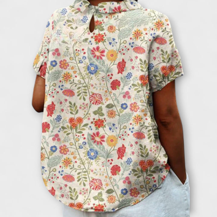 Chrissi - Blouse à fleurs