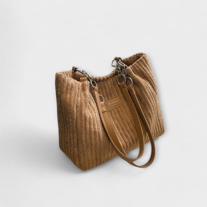 Cécile. - Sac à bandoulière en velours doux