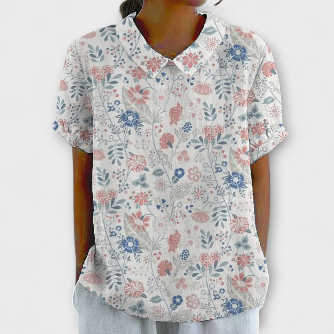 Chrissi - Blouse à fleurs