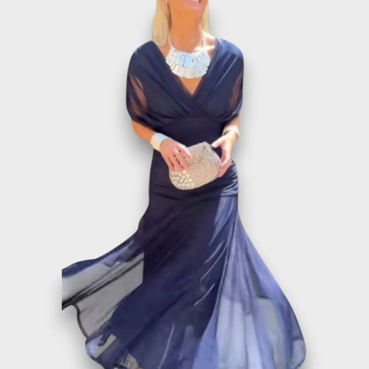 Camille - Robe longue en chiffon fluide