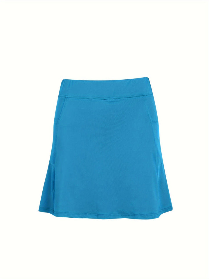Shorts taille haute avec jupe
