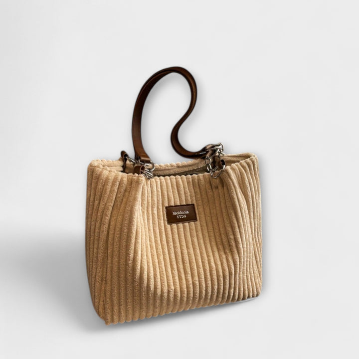 Cécile. - Sac à bandoulière en velours doux