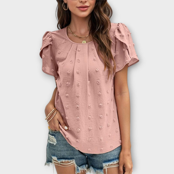 Charlotte - Blouse parfaite à pois