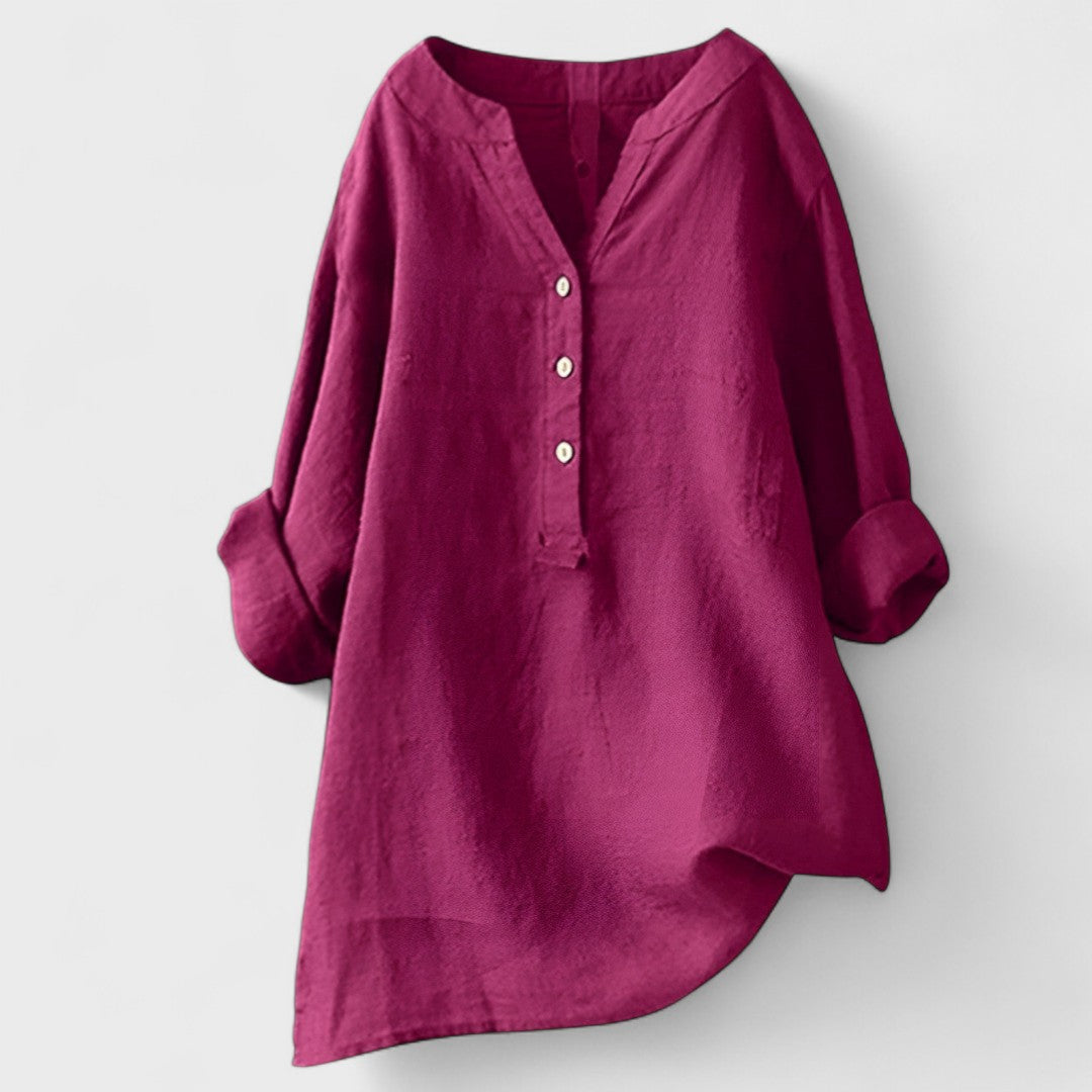 Freja - Chemise Confortable avec Boutons