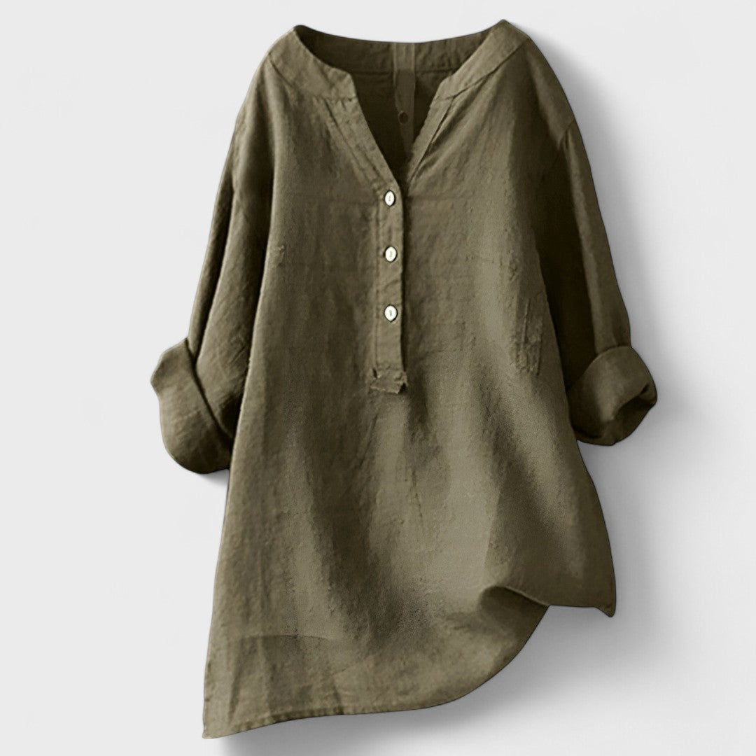 Freja - Chemise Confortable avec Boutons