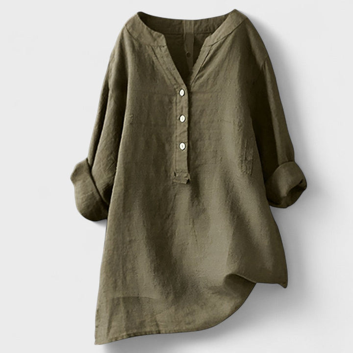Freja - Chemise Confortable avec Boutons