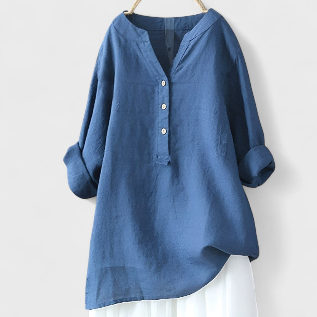 Freja - Chemise Confortable avec Boutons