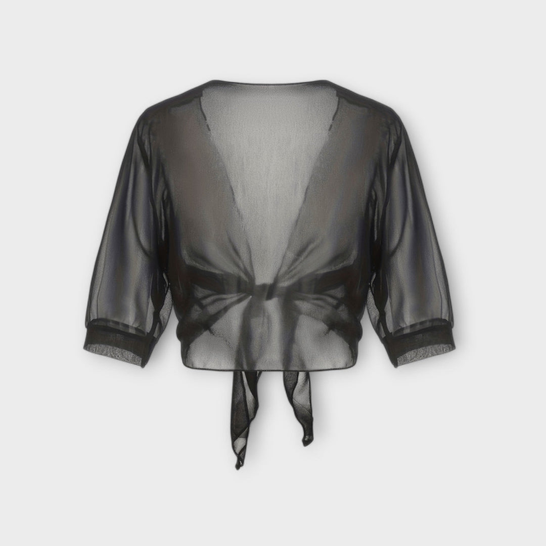Olivia - Blouse à l'avant ouvert