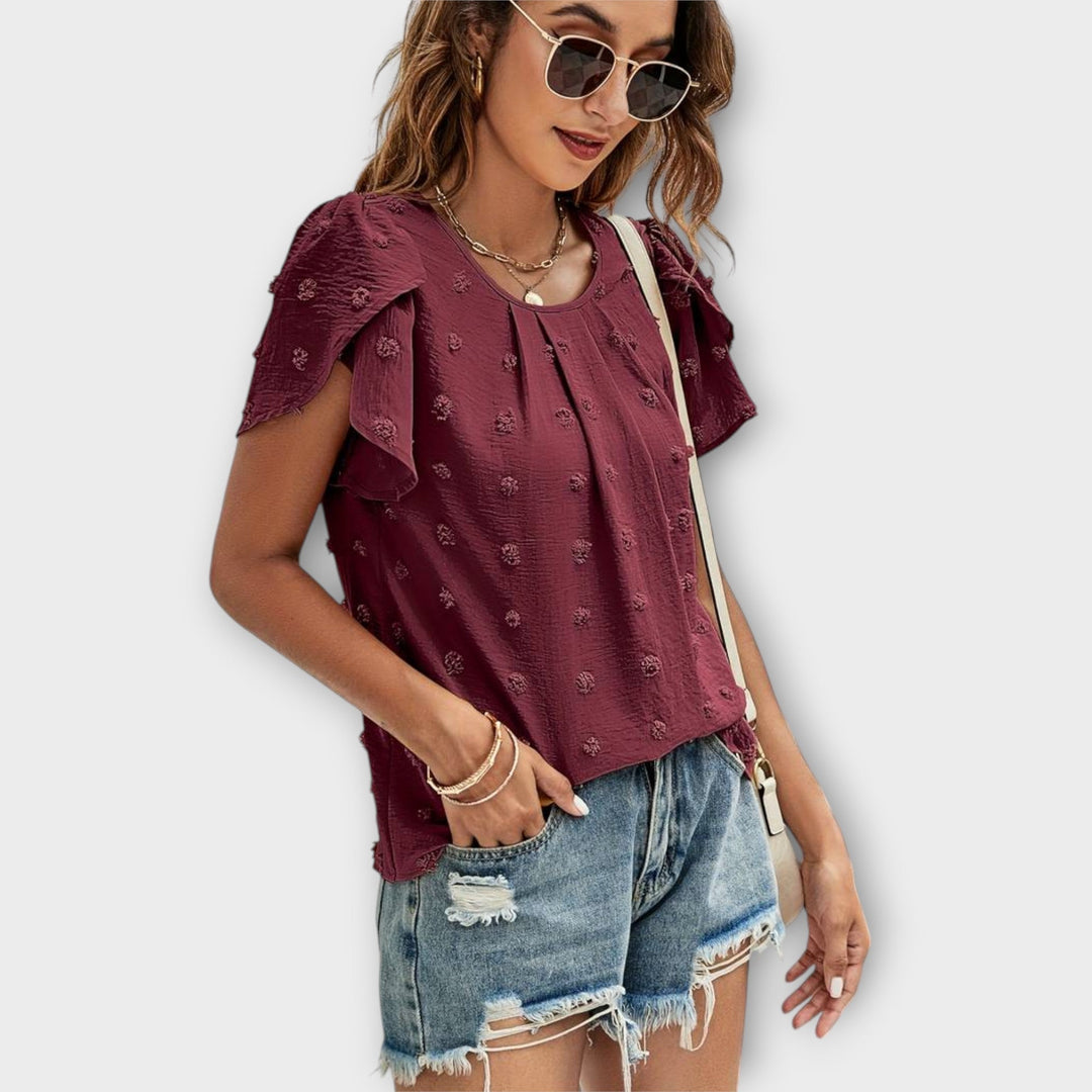 Charlotte - Blouse parfaite à pois