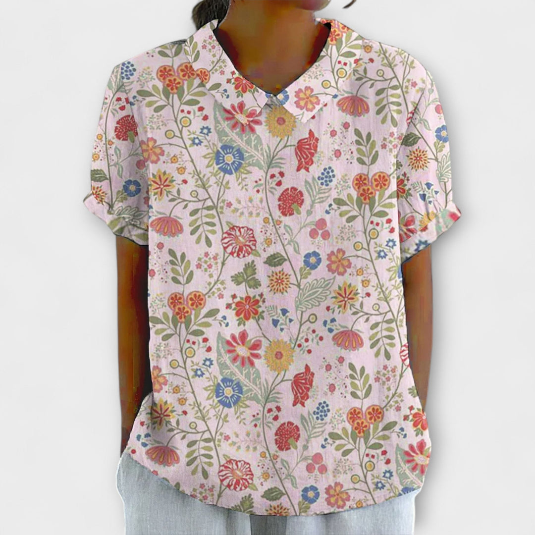 Chrissi - Blouse à fleurs