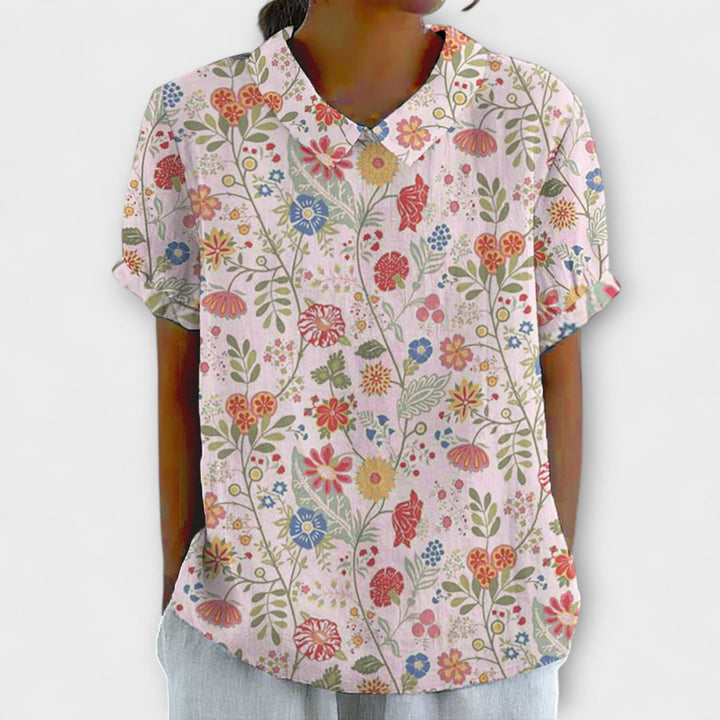 Chrissi - Blouse à fleurs