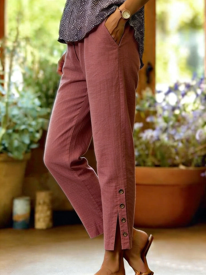 Firoxa - Pantalon Léger Élégant