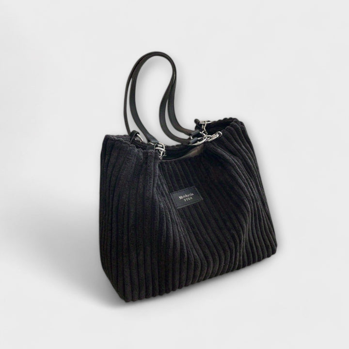 Cécile. - Sac à bandoulière en velours doux