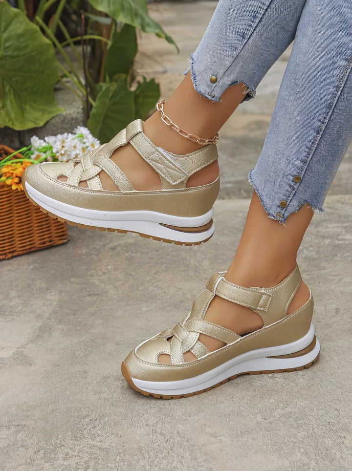 Duna - Sandales à talons compensés confortables pour femmes