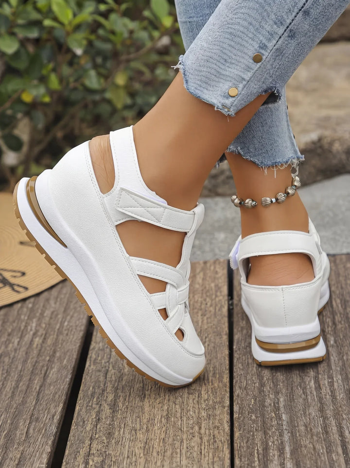Duna - Sandales à talons compensés confortables pour femmes