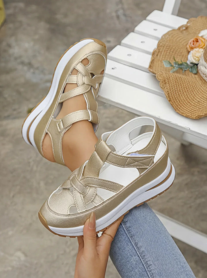 Duna - Sandales à talons compensés confortables pour femmes