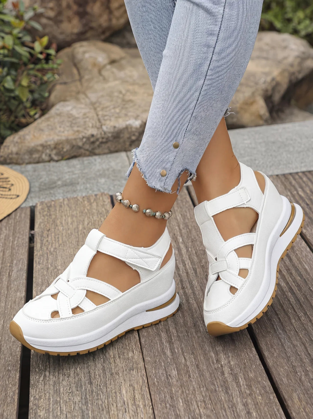 Duna - Sandales à talons compensés confortables pour femmes