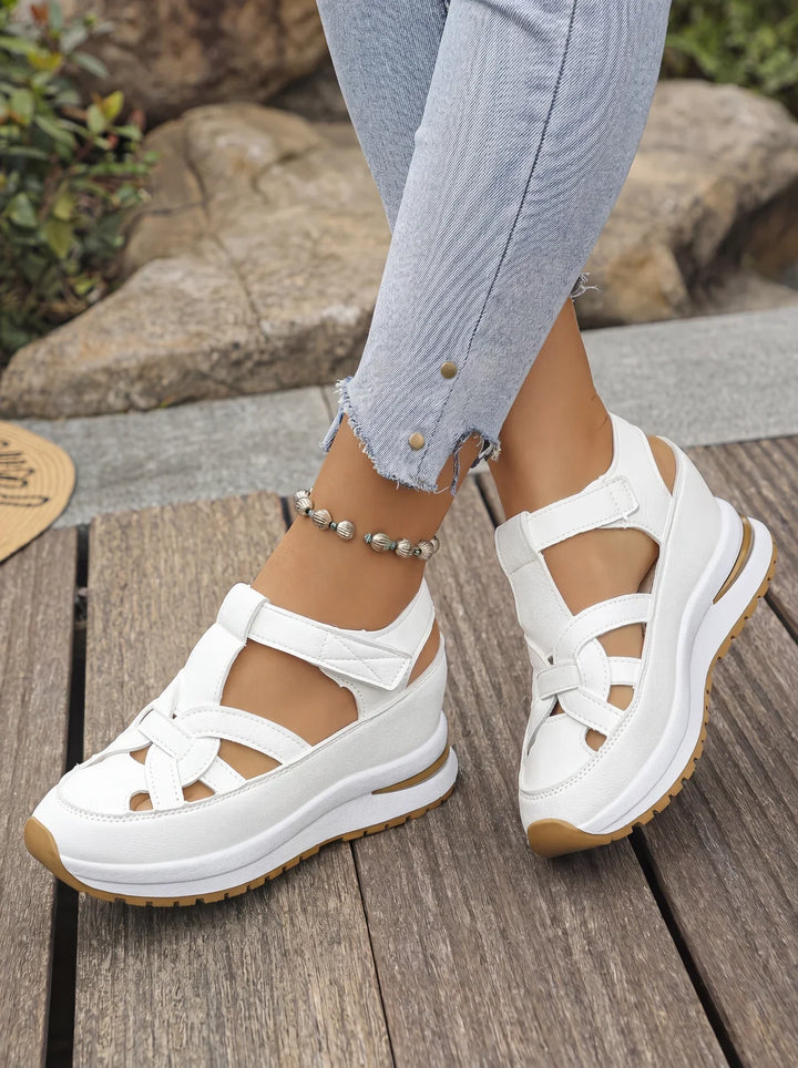 Duna - Sandales à talons compensés confortables pour femmes