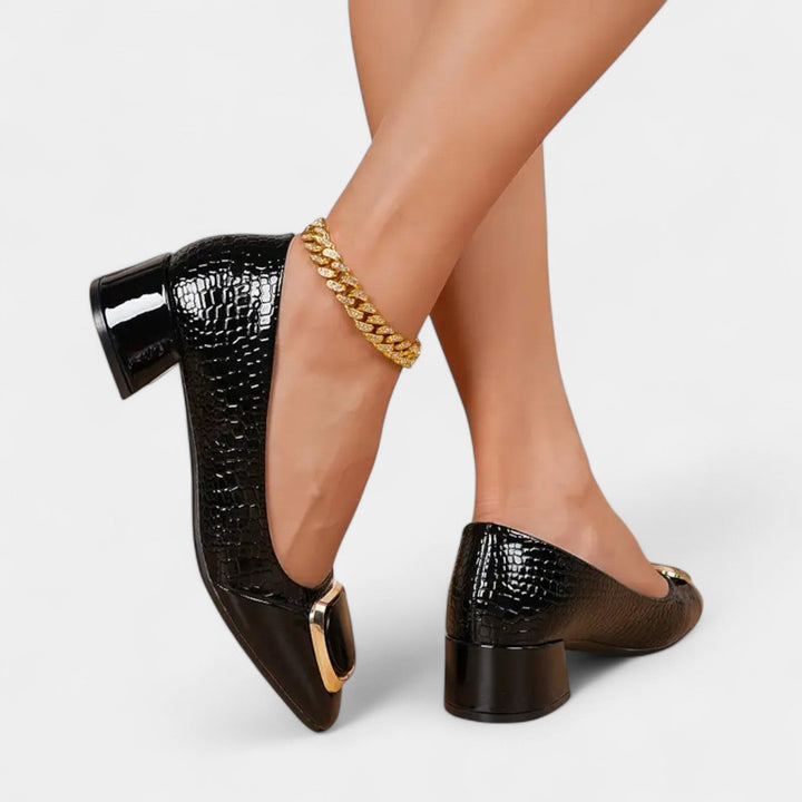 Sabina – Chaussures élégantes à talon bloc