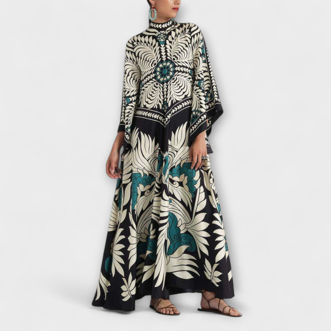 Giselle - Robe Maxi Élégante avec Imprimé Floral