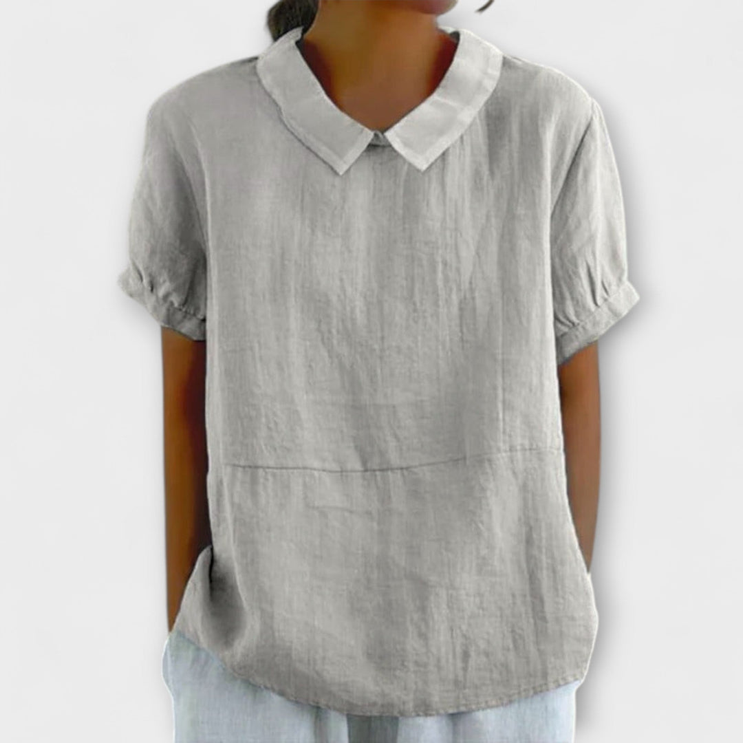 Lia - Blouse à manches courtes