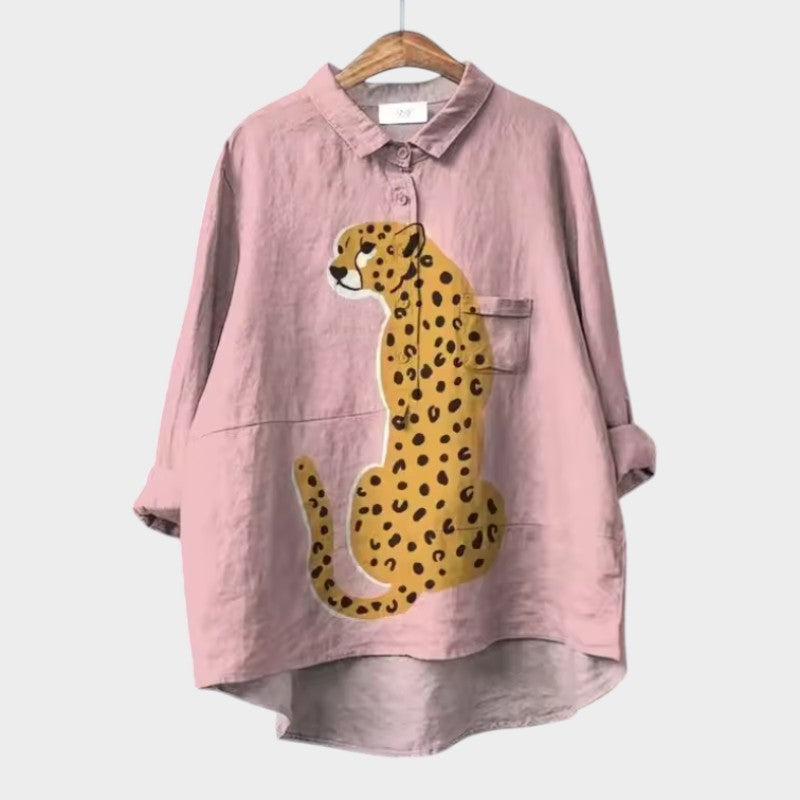 Gunnel | Blouse premium avec dentelle