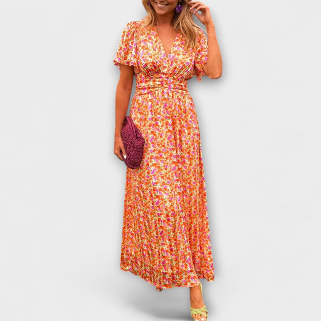 Elsie - Robe classique à décolleté en V