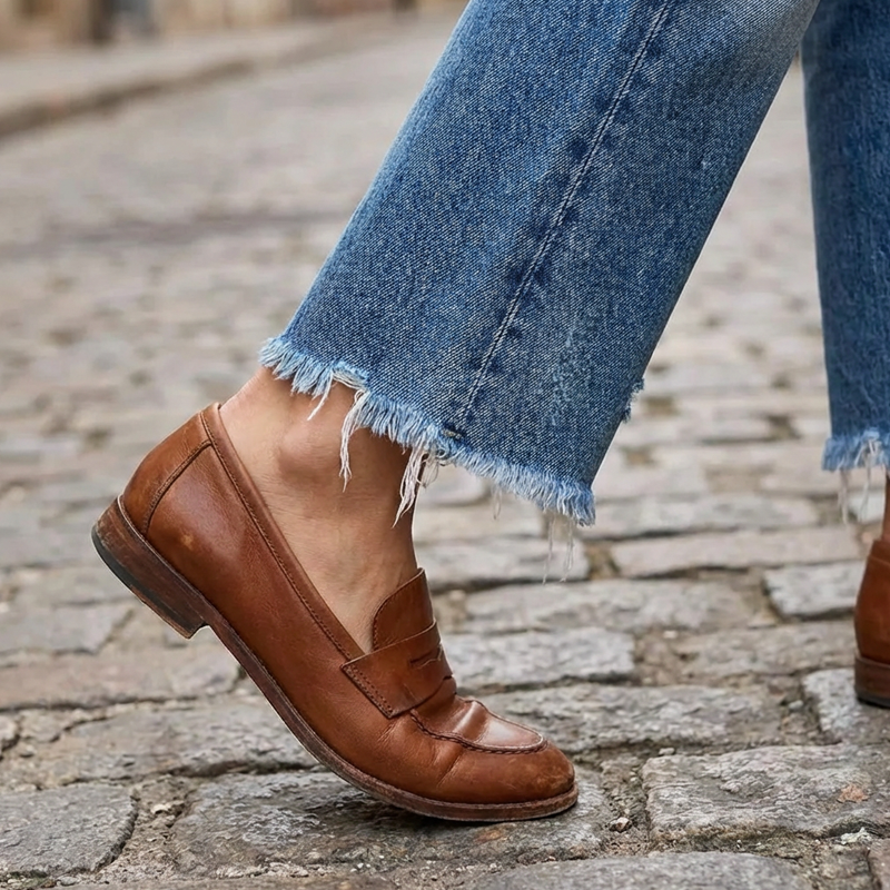 Aberjean - Denim Décontracté Raccourci