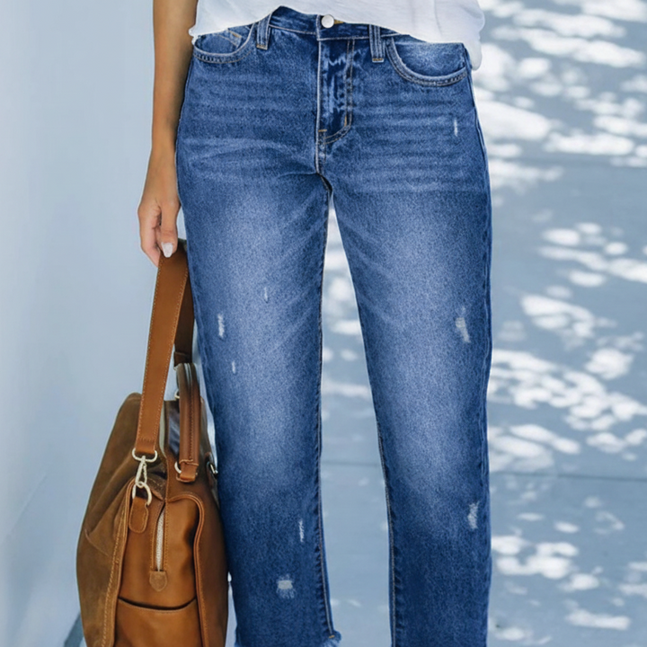 Aberjean - Denim Décontracté Raccourci