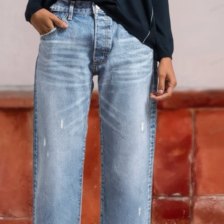 Aberjean - Denim Décontracté Raccourci
