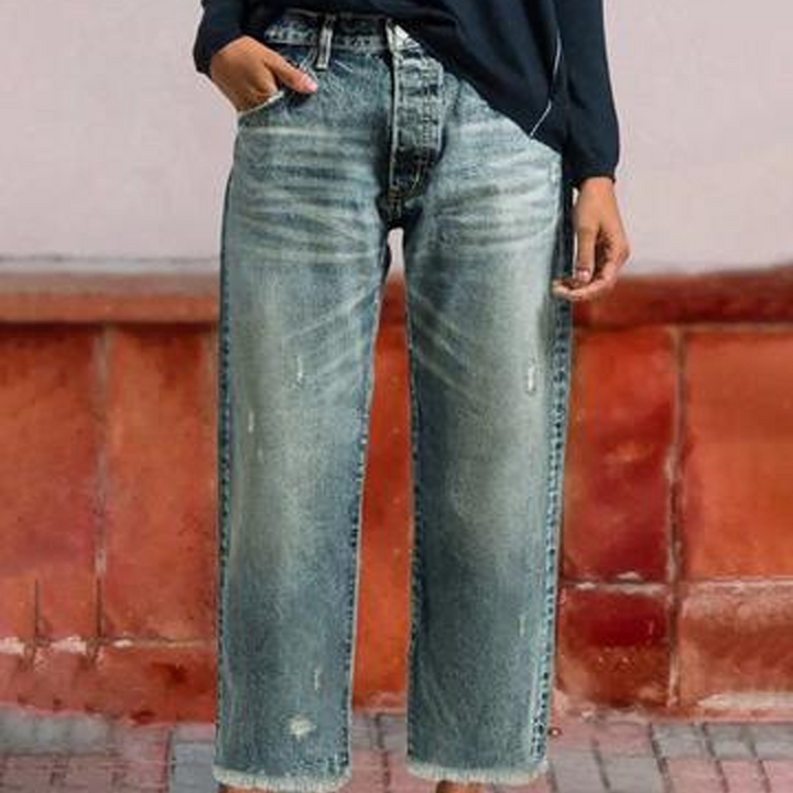 Aberjean - Denim Décontracté Raccourci