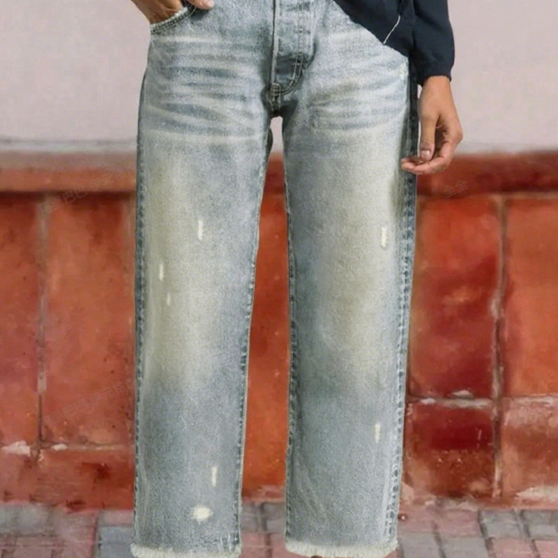 Aberjean - Denim Décontracté Raccourci
