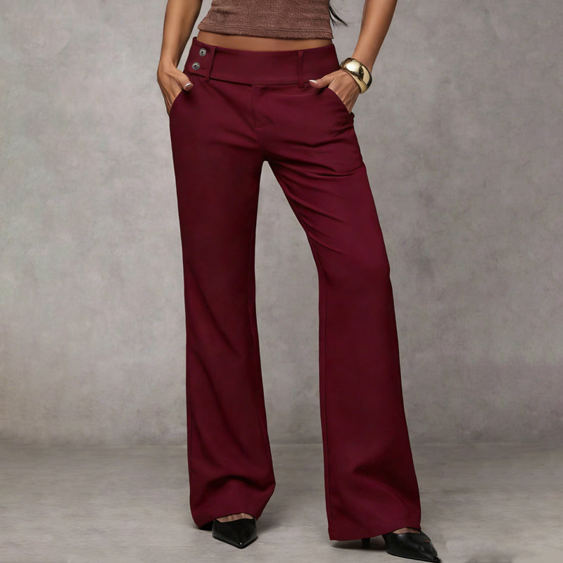 Avera - Pantalons Évasés Élégants