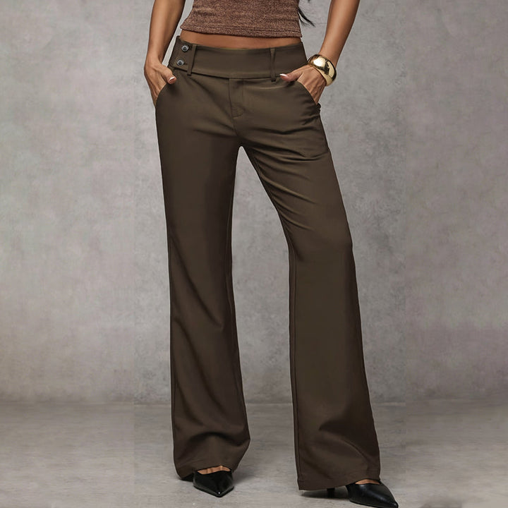 Avera - Pantalons Évasés Élégants
