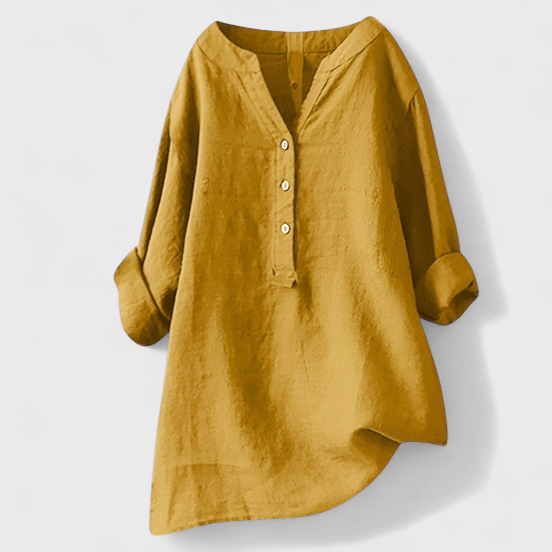 Freja - Chemise Confortable avec Boutons