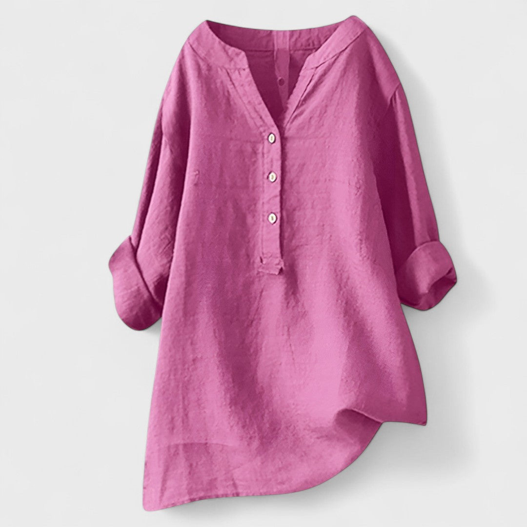 Freja - Chemise Confortable avec Boutons