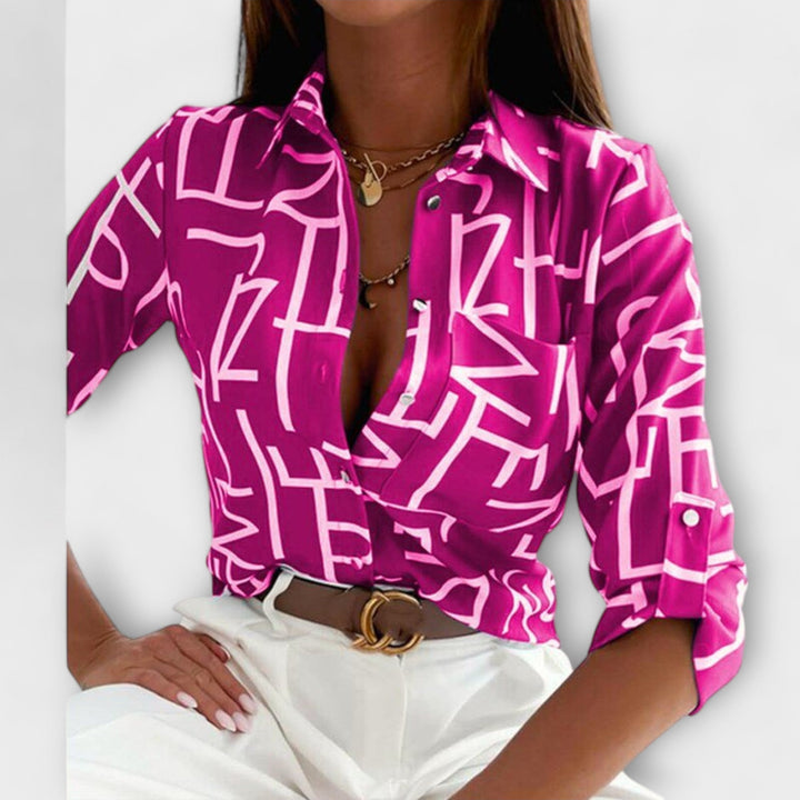 Blouse à col classique