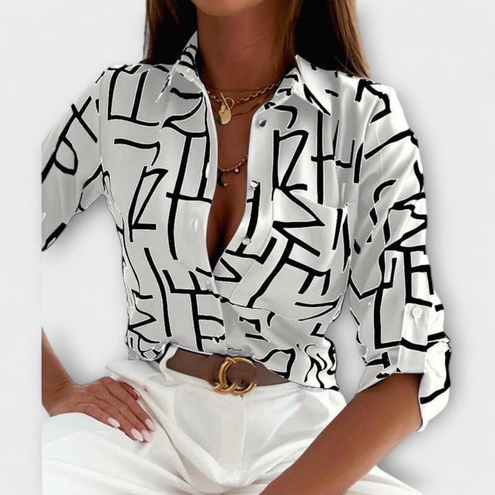 Blouse à col classique